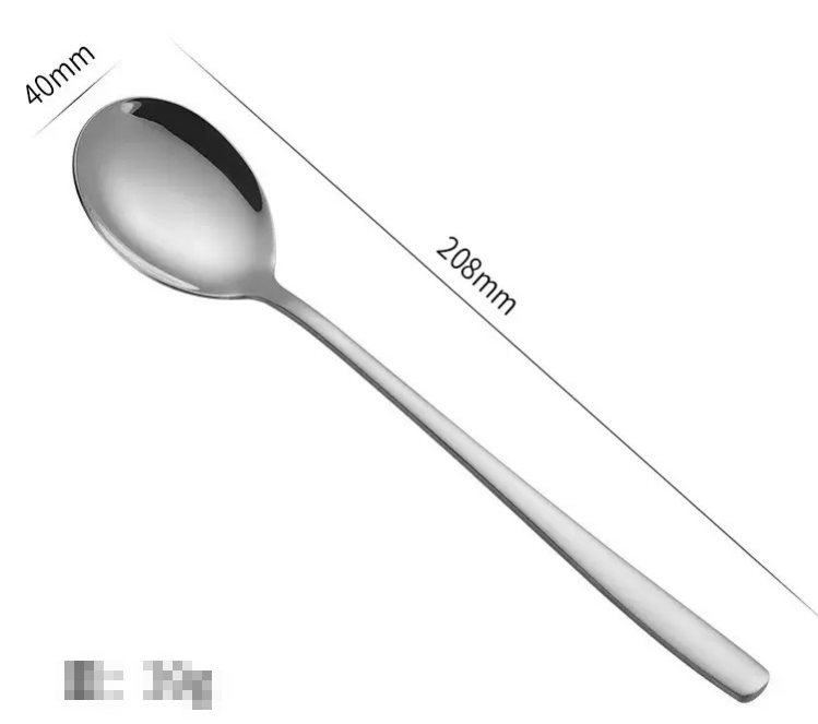 Cucchiaio bianco/argento