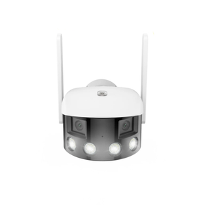 Icsee 4K 8MP 180度超宽视角全景WIFI双镜头固定IP摄像机室外4MP AI安全摄像机 - Product Image 1
