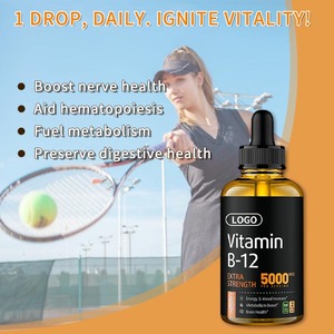Cairan metilobalamin non-gmo Sublingual, cairan nutrisi Vitamin B12 untuk dewasa dan bayi baru lahir - Product Image 4