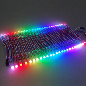 WS2811拡散デジタルRGB LEDピクセルランプブラックワイヤーDIY LEDピクセルモジュール - Product Image 1