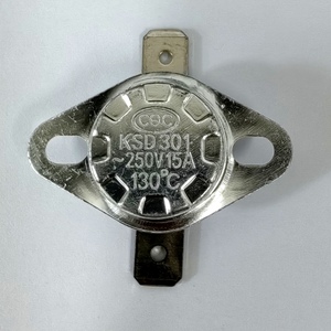 恒温器双金属热保护温度控制器传感器KSD301 250V 15A 130 °C交流 - Product Image 1