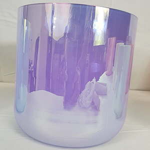 6 Inch Dream Color Alchemy Clear Quartz Chakra Crystal Singing Bowl C/<strong>D</strong>/E/F/G/<strong>A</strong>/B Note for Sound Healing with Free Mallet - Product Image 3