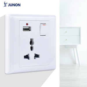 Simple Design Wall <strong>Switch</strong> <strong>Socket</strong> 13A <strong>Multi</strong> <strong>Socket</strong> <strong>With</strong> USB Charger - Product Image 3