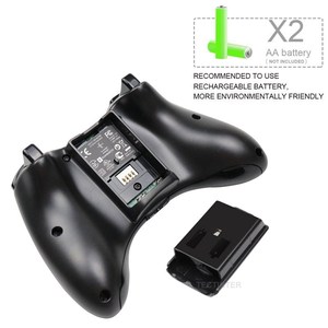 XBOX 360用ワイヤレス/有線コントローラXBOX 360コンソール用ゲームパッド2.4GワイヤレスジョイスティックXBOX360 PC用ゲームコントローラ - Product Image 5