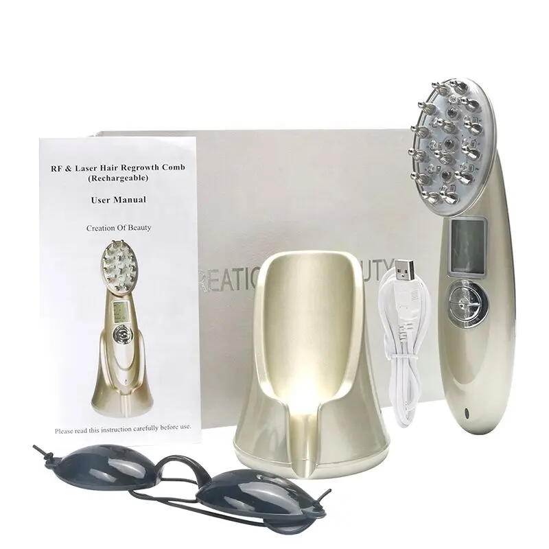 2023 tóc tăng trưởng chăm sóc điều trị Laser massage Lược Laser tóc điều hòa Tóc Lược massage thiết bị lược