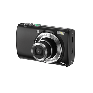 Compact 64MP Digital <strong>Camera</strong> 5X Zoom Dual Lens <strong>2</strong>.8&quot; Touch Screen 5K Video Type-C Webcam Rechargeable Battery for Teens Students - Product Image 1