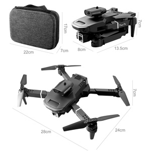 โดรนขนาดเล็ก4ใบพัดพับได้,เครื่องบินบังคับวิทยุ WiFi FPV RC E100พร้อมกล้อง4K บินได้นานของเล่น - Product Image 5