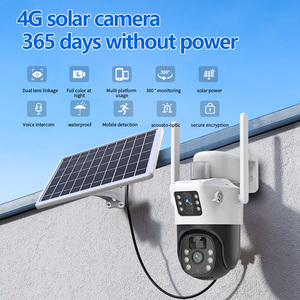 Cámara DE SEGURIDAD Solar con tarjeta SIM 4G de doble lente de 6MP con Sensor de movimiento PIR Panel Solar batería impermeable al aire libre PTZ Cámara CCTV - Product Image 5