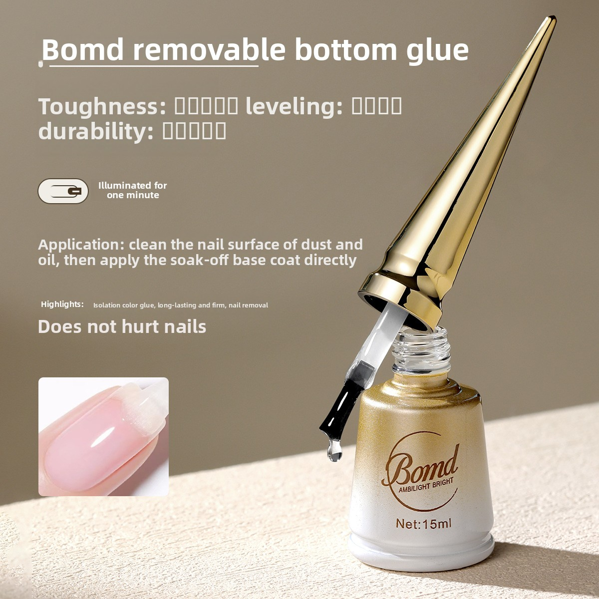 removable bottom adhesive