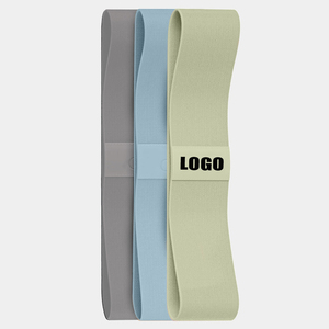 Custom Logo Print Latex Fabric Glute <strong>Elastic</strong> Fitness Resistance Bands <strong>Loop</strong> Type <strong>Exercise</strong> Booty Hip Circle Set - Product Image 1