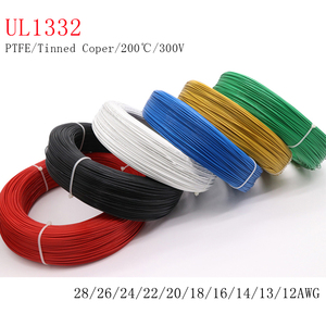 Nhiệt độ cao 1332 PTFE dây điện fep nhựa cách điện cáp 300V 28/26/24/22/20/18/16/14/13/12AWG - Product Image 3