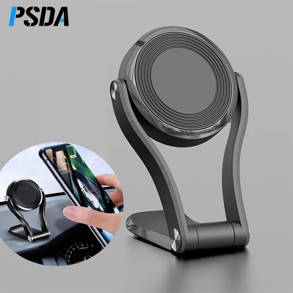 PSDA Support magnétique de téléphone de voiture, Support magnétique pour téléphone dans la voiture, Support universel de téléphone GPS pour iPhone 11 Xiaomi mi