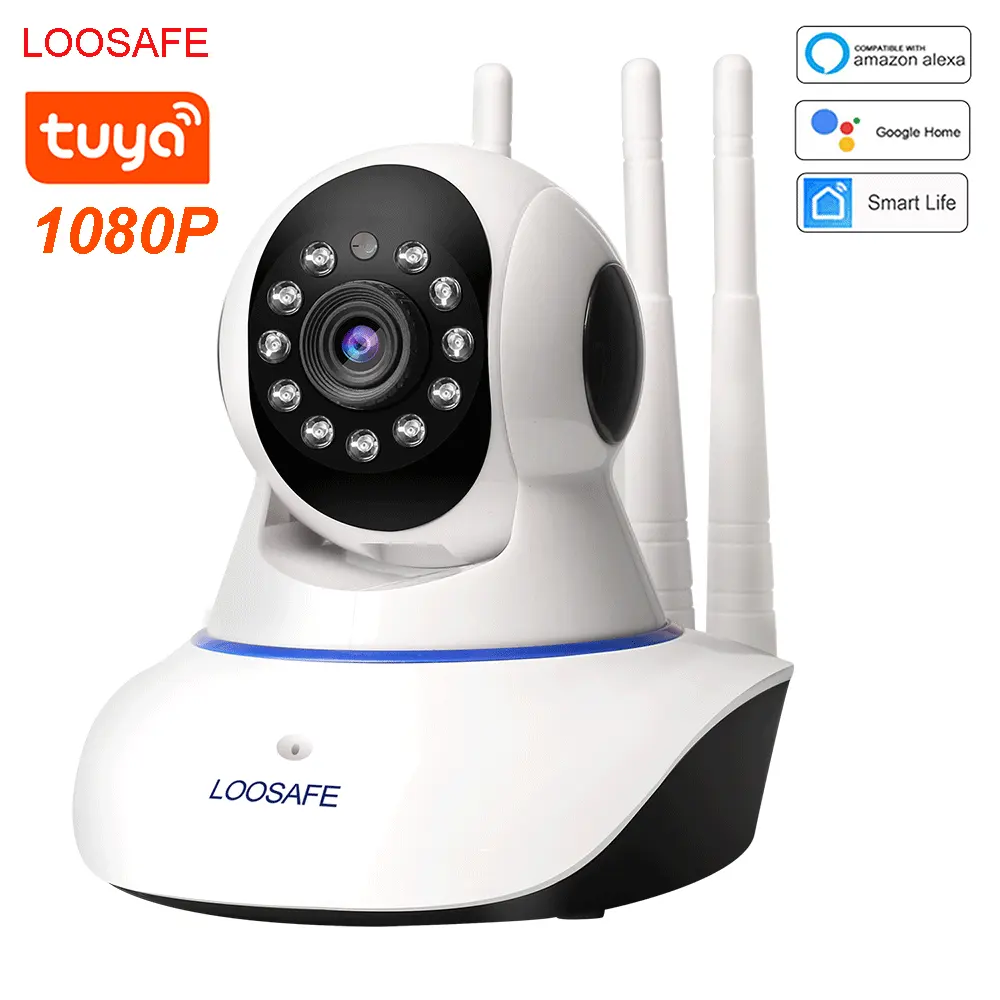 Loosafe хорошее качество 1080p Ip 3 Антенна Cctv Wifi Облачное хранилище P2P комнатная детская камера с Aisee