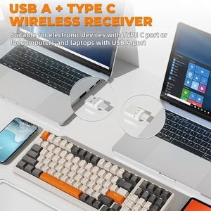 K96ワイヤレスメカニカルキーボードANSI80% レイアウト2.4G BT5.0人間工学に基づいたデザインホットスワップ可能な赤いスイッチDIYゲーミングキーボード - Product Image 3