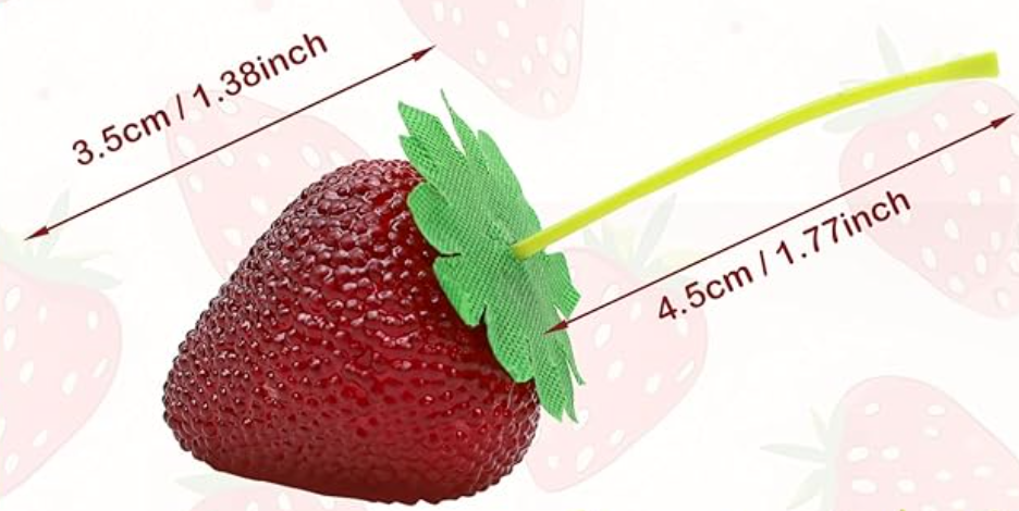 3.5 cm Strawberry