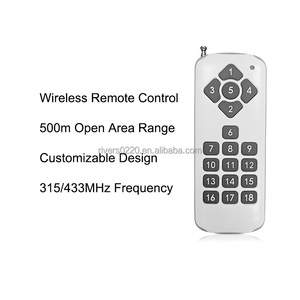 Telecomando Wireless intelligente da 433MHz, 18 pulsanti, controllo della luce a lungo raggio o LED, nessun cablaggio richiesto