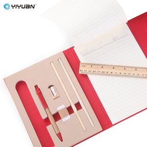 Factory Price Wholesale Custom Kraft Paper <strong>Notebook</strong> Set <strong>Memo</strong> <strong>Notepad</strong> and Sticky Notes with Pen Pencil Erase Ruler Stationery - Product Image 5