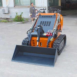 Giá rẻ CE/EPA New nhỏ nhỏ nhỏ vườn loader theo dõi <span class=keywords><strong>mini</strong></span> Skid chỉ đạo Bộ nạp với xô đào hầm ROTARY cày - Product Image 3