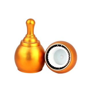 10ml 20ml 30ml 50ml Round <strong>Gourd</strong> Shape Glass Amber Liquid Essence Spray <strong>Oil</strong> Bottle Plastic Insert Cap Dropper for Essential <strong>Oil</strong> - Product Image 6