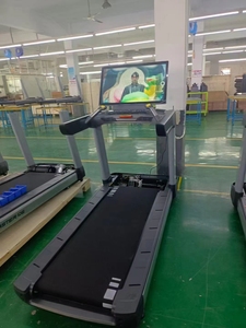 Profesyonel motorlu koşu bandı ağır çalışan makine dokunmatik ekranı koşu bandı spor salonu için - Product Image 6