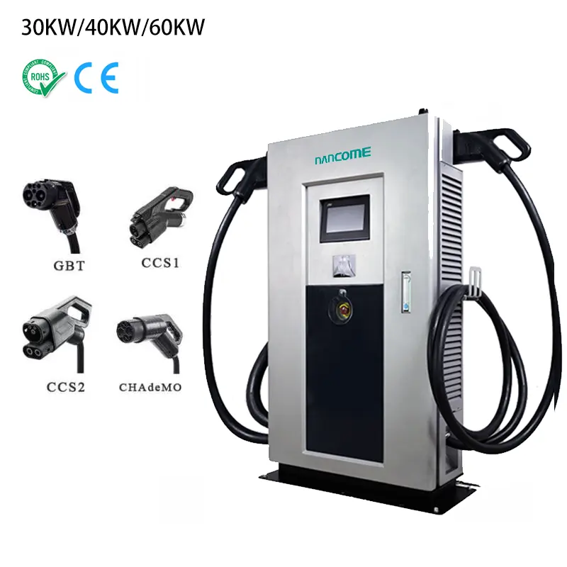 smart multi new energy vehicle charger station 3 in 1 car e v dc charging station equipment pile machine for multiple devices