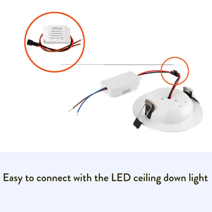 Ulter พาวเวอร์ซัพพลาย Led แบบบาง9W 10W 12W 15W 18W 24W,ไดร์เวอร์ Led สำหรับระบบไฟ Led ในอาคาร Ic ไดร์เวอร์ Led กระแสไฟฟ้าคงที่ - Product Image 3