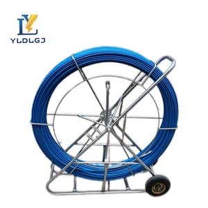 Custom FRP Conduit Glass Fiber Push Rod for Cable <strong>Pipeline</strong> Durable Plastic Nylon Fiberglass Material