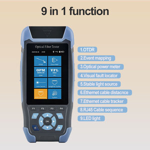 FONGKO 9 <strong>Functions</strong> VFL OLS OPM Event Map 1310/1550nm 22/24dB Fibre Tester Optical otdr Mini Fiber Optic OTDR - Product Image 4