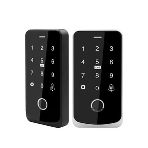 Водонепроницаемая клавиатура с управлением через приложение, Bluetooth, пульт дистанционного управления, RFID-карта, контроль доступа к отпечаткам пальцев, независимый дверной замок - Product Image 1