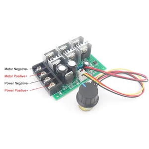 12V 24V 36V 48V PWM DC Controlador de velocidad del motor 2000W 40A DC Controlador de velocidad de alta potencia - Product Image 4