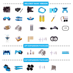 Yahboom DIY bildung Python und grafische programm microbit V2 smart roboter kit mit aufzug und clip pack kompatibel mit v 1.5