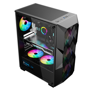 ALSEYE <strong>Big</strong> Jony Black <strong>Pc</strong> Gaming <strong>case</strong> ATX/M-ATX/ITX Desktop Computer Shell <strong>Case</strong> - Product Image 3