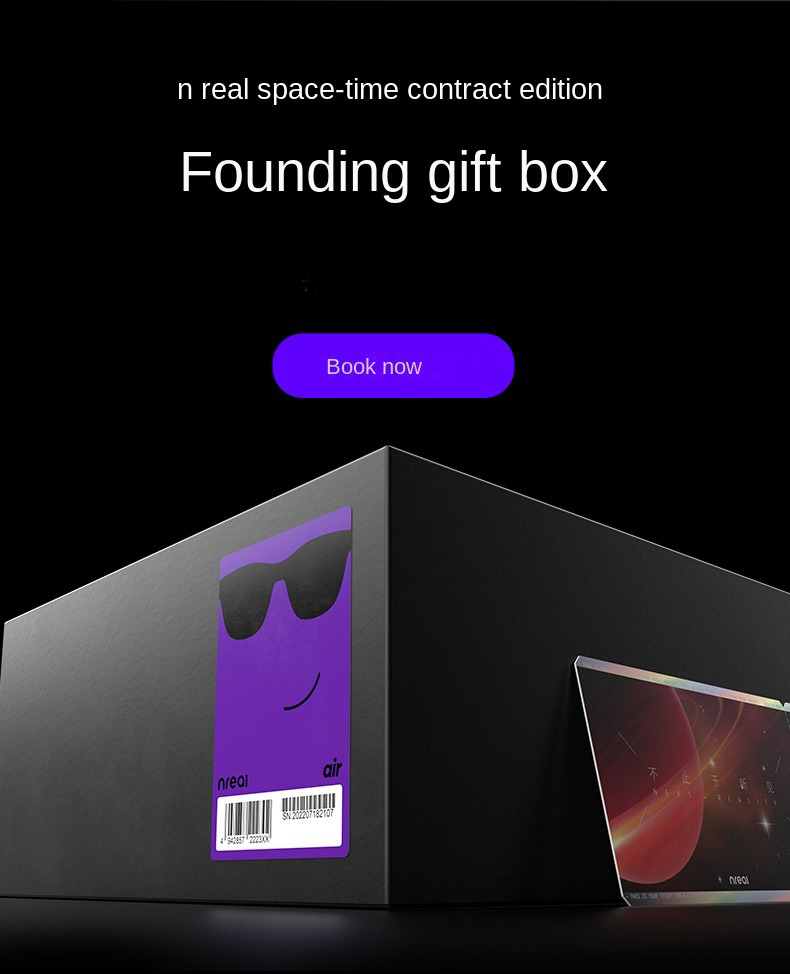 Nreal Air Smart AR Glasses Portable HD Private Giant Screen Viewing Mobile Computer Screen Projection Game Peripherals Glasses