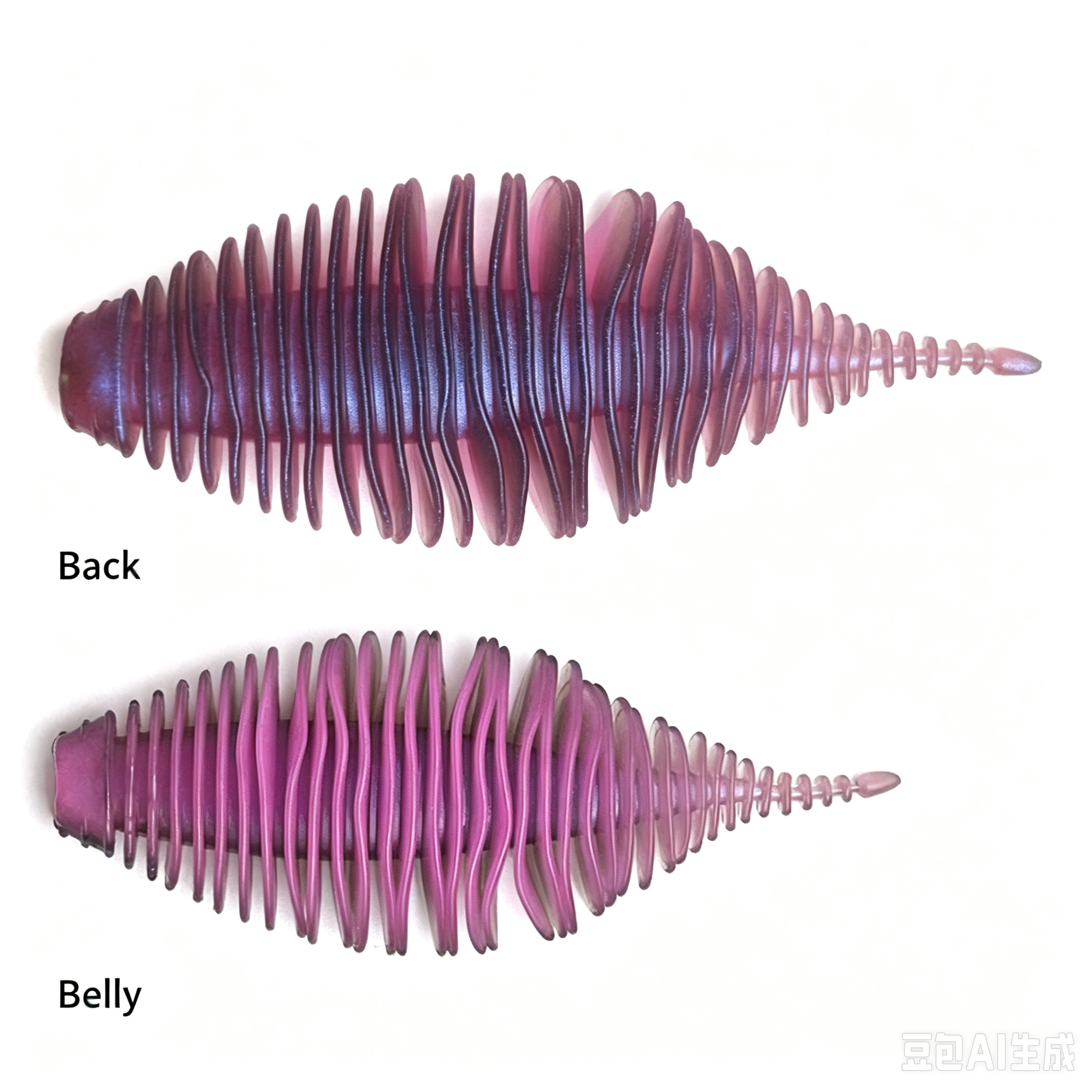 2# Grey Back & Purple Pink