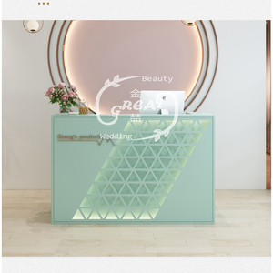 伟大的佛山工厂现代设计办公室柜台桌接待处用于美容水疗中心 - Product Image 5