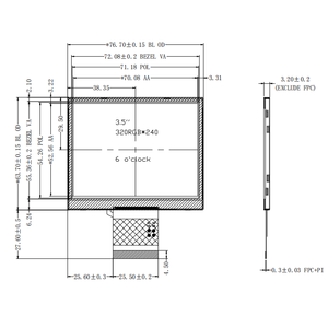 3.5 inch 320x240 cổng nối tiếp Màn hình <span class=keywords><strong>LCD</strong></span> hiển thị bảng điều chỉnh 3.5 ''spi RGB MCU giao diện 300 nits st7796u <span class=keywords><strong>LCD</strong></span> module Trung Quốc nhà sản xuất - Product Image 6