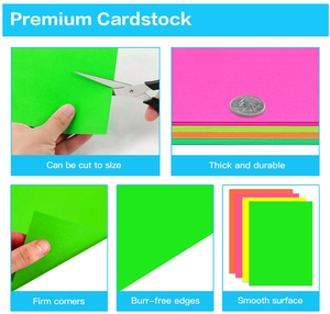 Verschiedene Farben Fluor zierende große Plakat wand, Neon papier Karton <span class=keywords><strong>Display</strong></span> Zeichnung für Bastel projekt, fluor zieren des Papier