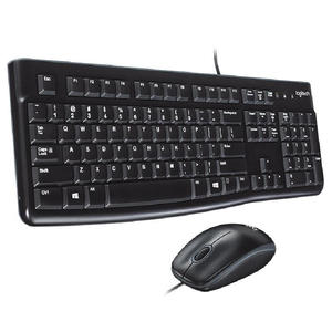 Logitech MK120 Original Wired USB <strong>Keyboard</strong> and <strong>Mouse</strong> Set Home Office <strong>Computer</strong> Notebook Universal <strong>Mouse</strong> and <strong>Keyboard</strong> Set - Product Image 2