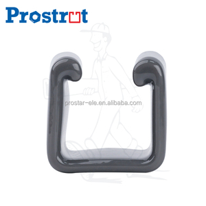 Grey Color <strong>PVC</strong> Open Type Channel <strong>End</strong> <strong>Caps</strong> Plastic <strong>Cap</strong> - Product Image 4
