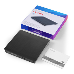 双接口USB 3.0 C型电缆便携式光盘DVD RW驱动器刻录机光盘驱动器兼容笔记本电脑台式机iMac - Product Image 6