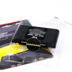 <span class=keywords><strong>64</strong></span> <span class=keywords><strong>Bit</strong></span> Retro 340 Trong 1 Trò Chơi Thẻ Cho N64 Video Trò Chơi Giao Diện Điều Khiển Khu vực Miễn Phí Ntsc Và Pal Trò Chơi Hộp Mực Với Hộp Bán Lẻ Phiên Bản Màu Đen - Product Image 5