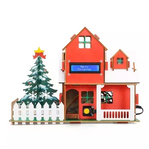 Nano V3.0 Programación STEM DIY Kit de sensor electrónico para Smart Christmas House Learning Kit