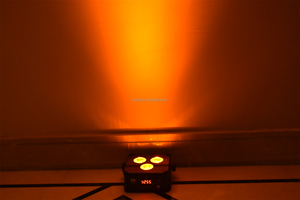 รีโมทคอนโทรล IR ไฟขนาดเล็กแบบพกพา WiFi uplight งานแต่งงาน DJ ไฟ LED แบตเตอรี่ไร้สาย3x18W พร้อมกล่องชาร์จ8ชิ้น - Product Image 6