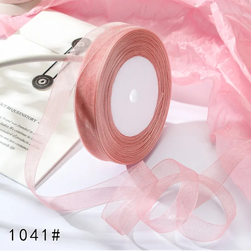 Ready to ShipIn StockFast Dispatch1.5 Cm Wide Knitting Crocheted Hat Transparent Snow Yarn Ribbon Wrapping Braided Hair Ribbon Snow Yarn Ribbon