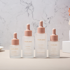 <strong>Deluxe</strong> 20ml, 30ml, 40ml, 50ml, 60ml, 80ml, 100ml, Frosted Glass, Serum, Dropper Bottle, with Ring, Cosmetic Essential <strong>Oil</strong> Bottle - Product Image 2