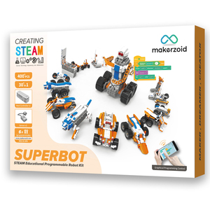 Educational Power Functions Makerzoid Steam Kids Toys Building Blocks Master <strong>Program</strong> Block <strong>Robot</strong> Coding - Product Image 4