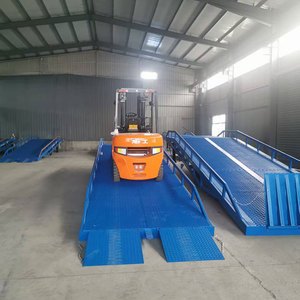 Rampa niveladora de muelle móvil 6t 10t 12t 15t Rampa de carga de contenedor móvil de descarga Envío para elevador de carga de contenedor de carretilla elevadora