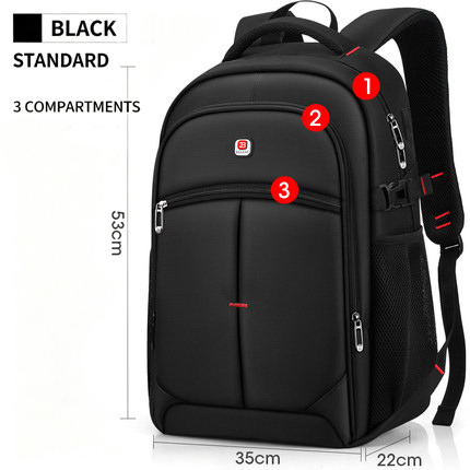 Black XL(35*22*53cm)