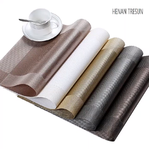 餐桌豪华婚礼用多风格方形耐热餐垫桌垫龙头餐垫 - Product Image 5