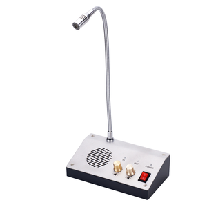 Bank <strong>Window</strong> <strong>Intercom</strong> 3W Anti-interference Intercommunication Microphone Noise Reduction Dual-Way Counter Interphone - Product Image 2